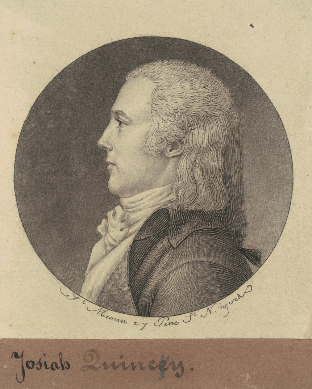 Josiah Quincy autorstwa Charles B. J. Févret de Saint Mémin