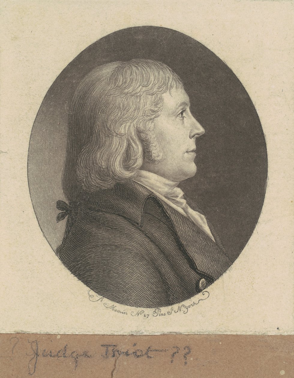 Sędzia Trist autorstwa Charles B. J. Févret de Saint Mémin