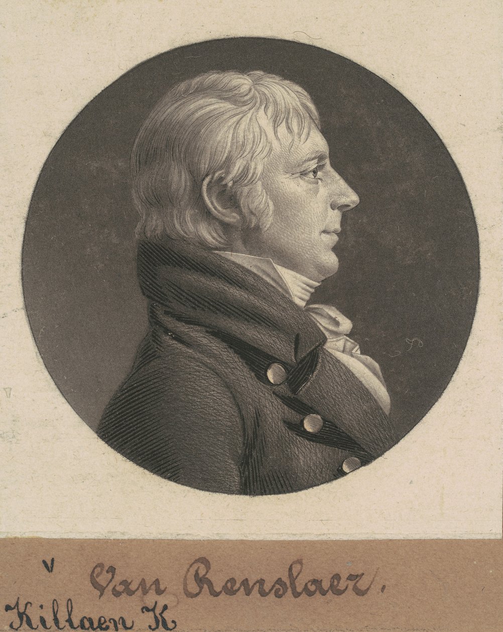Kiliaen Kiliaen Van Rensselaer autorstwa Charles B. J. Févret de Saint Mémin