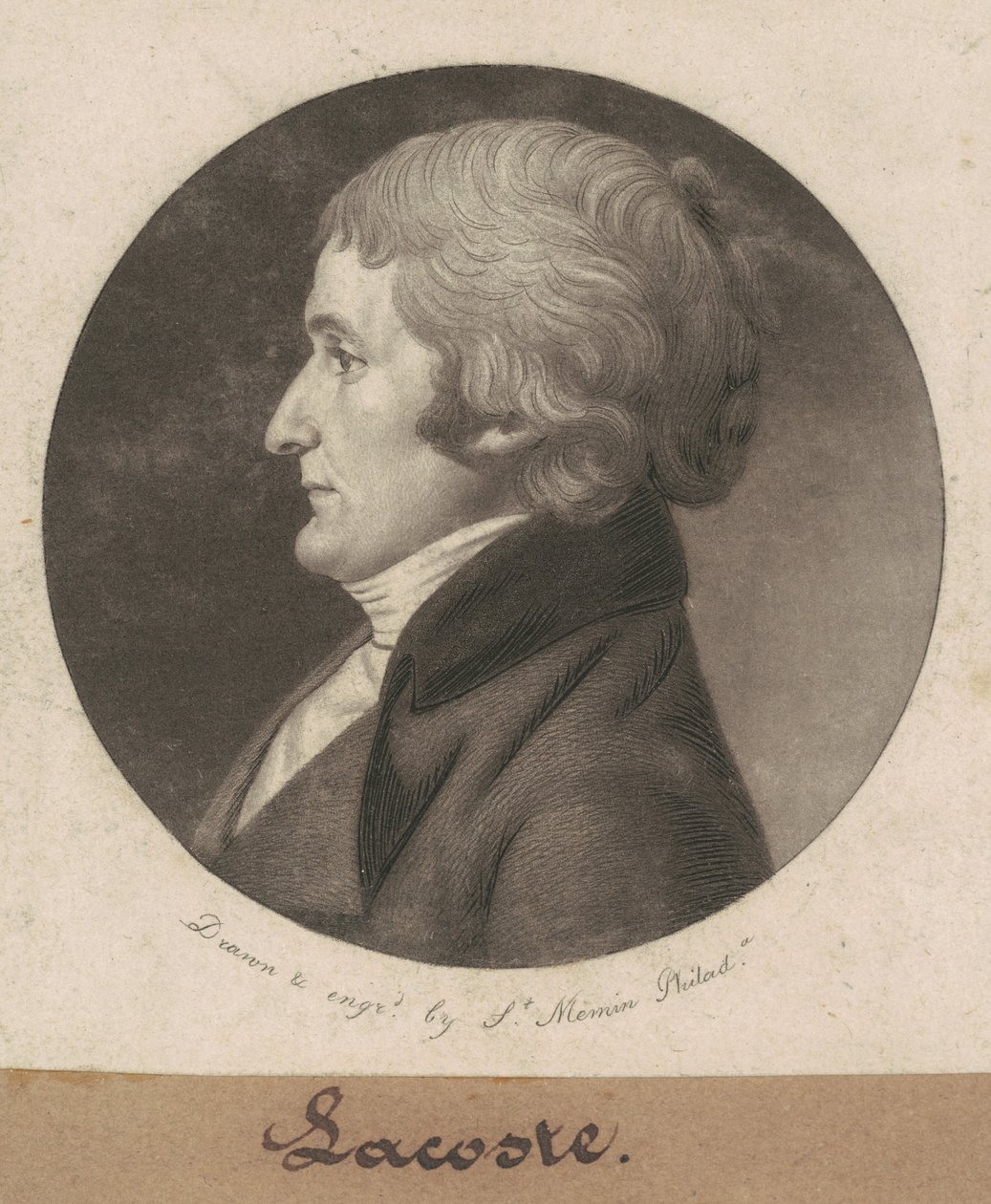 Lacoste autorstwa Charles B. J. Févret de Saint Mémin