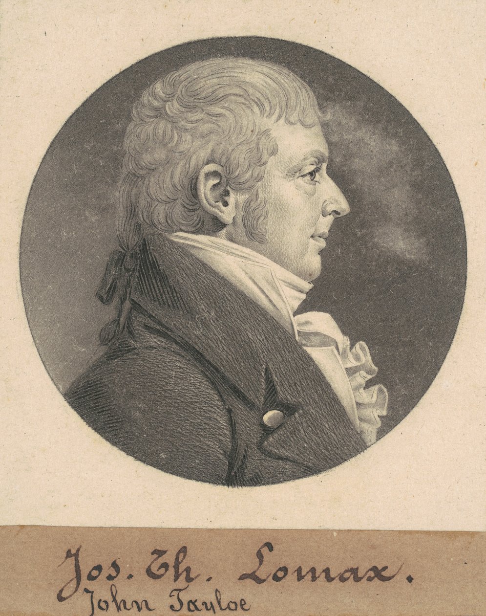 Landon Carter II autorstwa Charles B. J. Févret de Saint Mémin