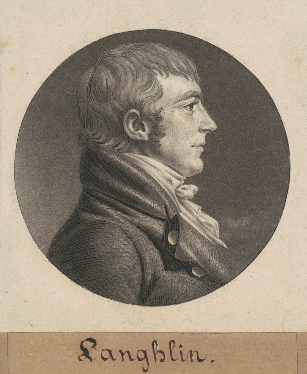 Śmiech autorstwa Charles B. J. Févret de Saint Mémin