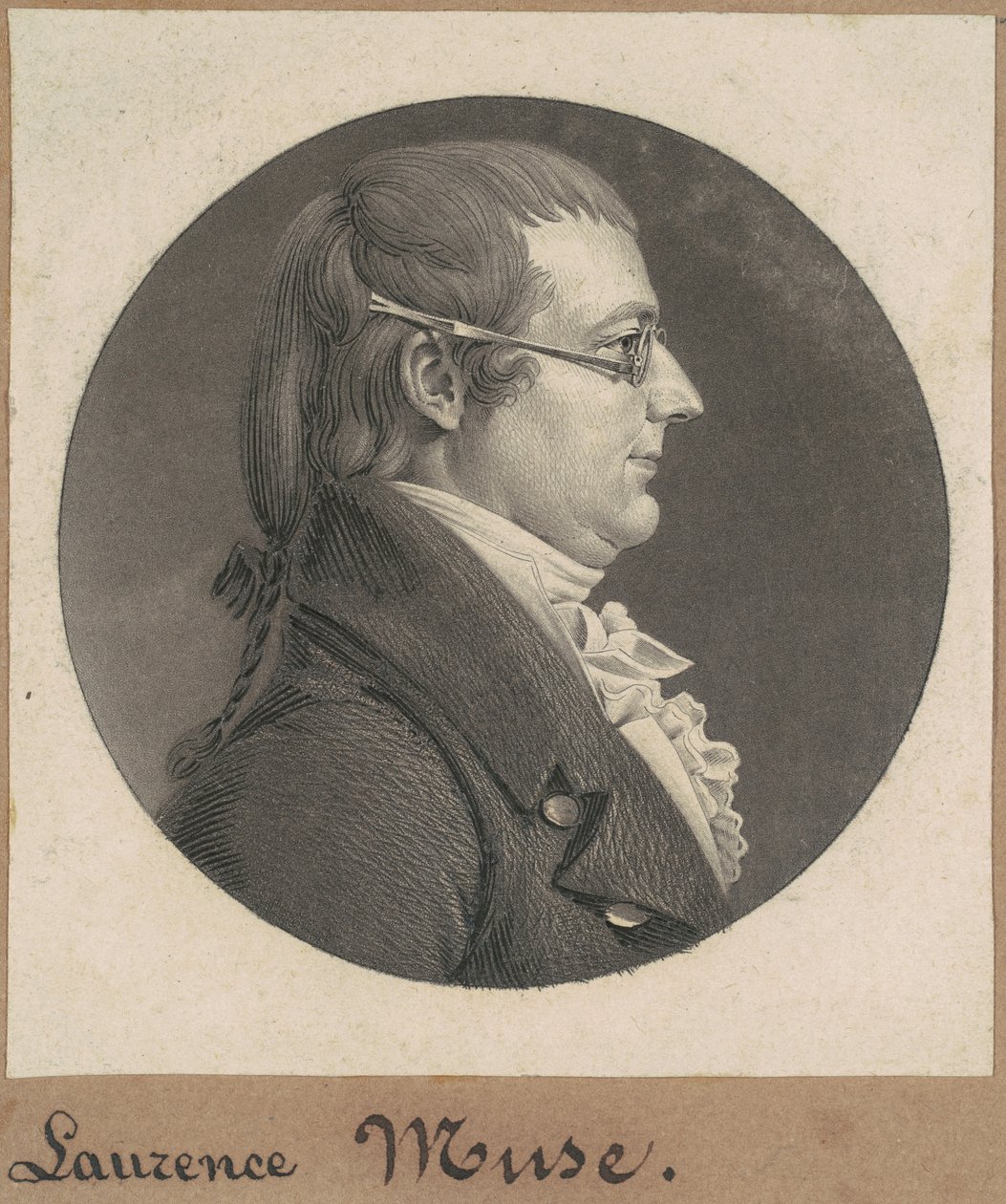 Muza Wawrzyńca autorstwa Charles B. J. Févret de Saint Mémin