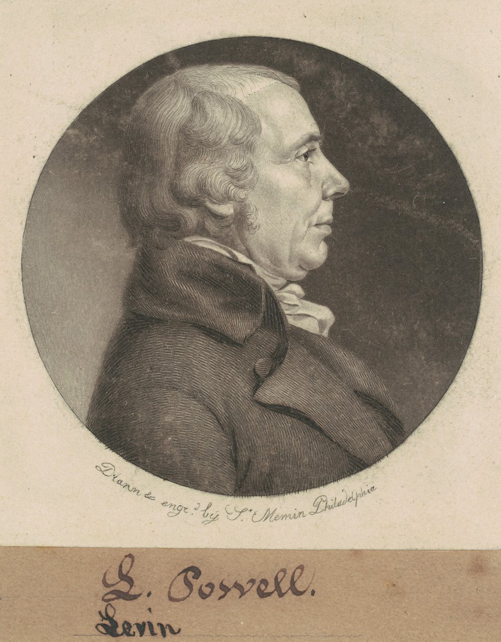 Życie Powell autorstwa Charles B. J. Févret de Saint Mémin