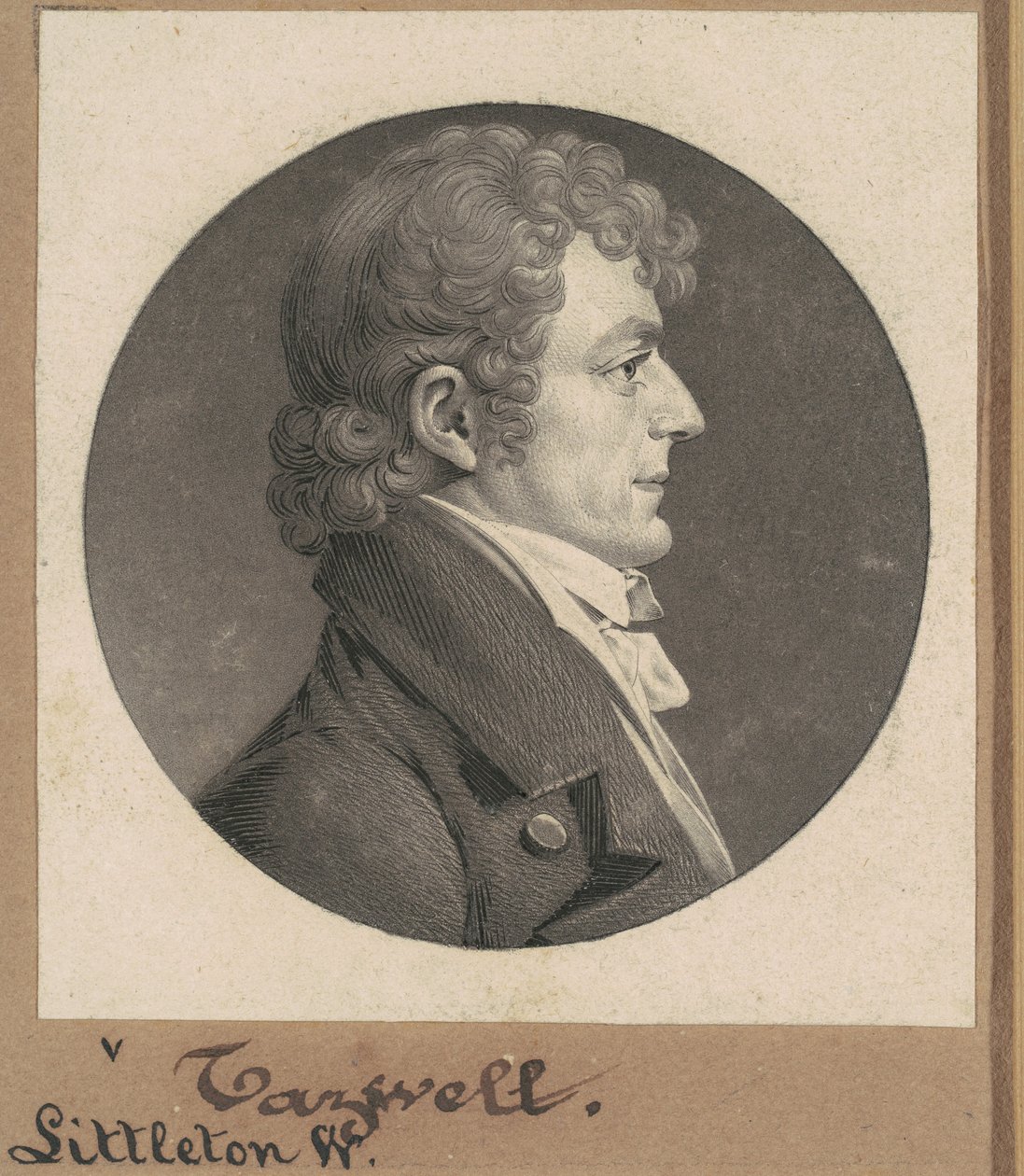 Littleton Waller Tazewell autorstwa Charles B. J. Févret de Saint Mémin
