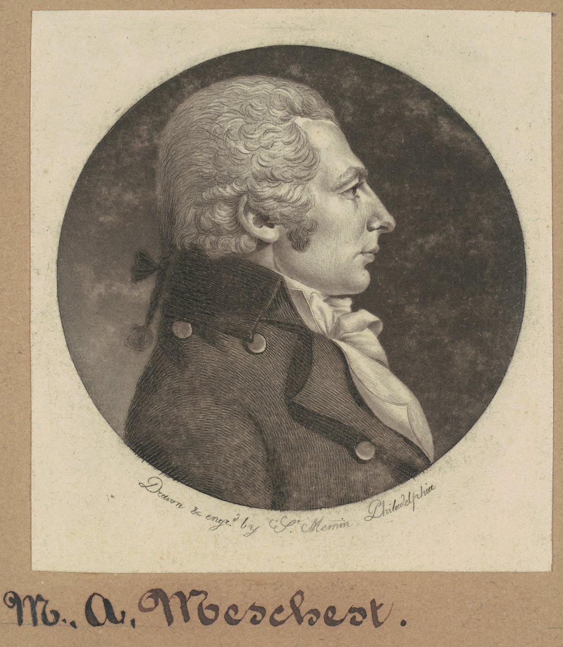 M.A. Meschert autorstwa Charles B. J. Févret de Saint Mémin