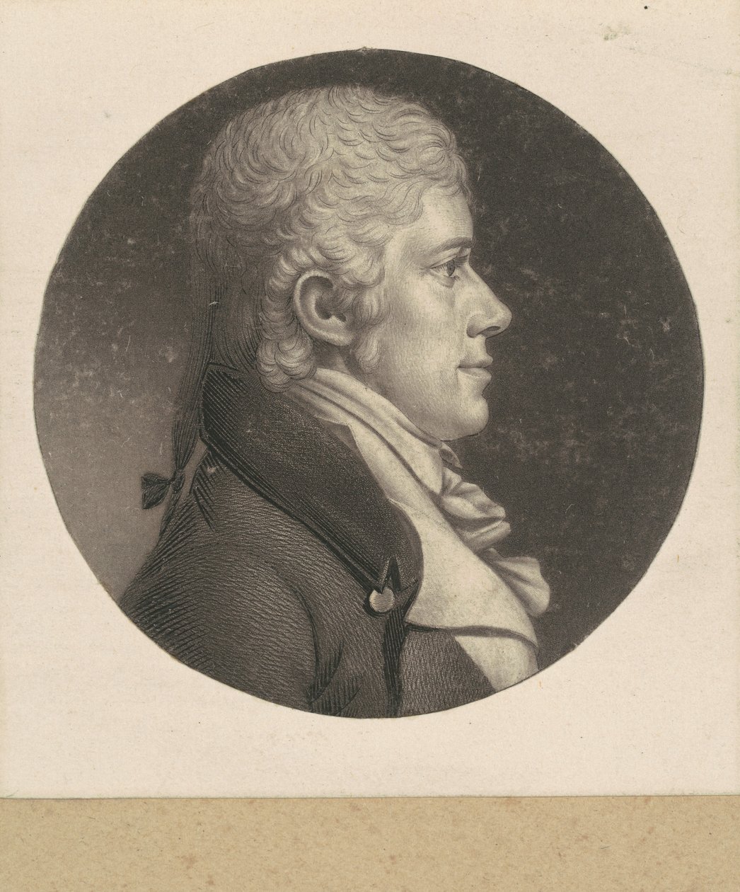 Mahlon Dickerson autorstwa Charles B. J. Févret de Saint Mémin