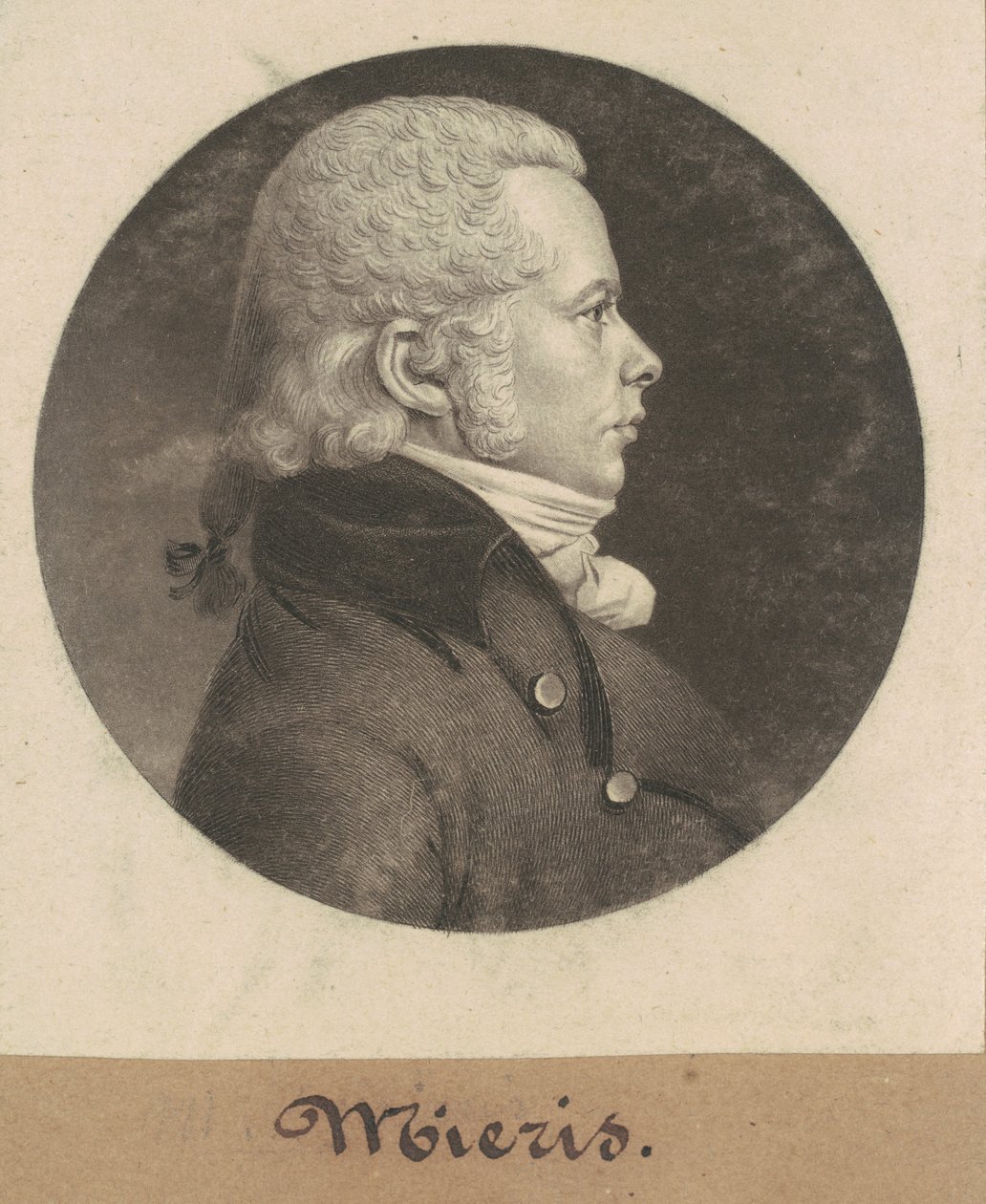 Mieris autorstwa Charles B. J. Févret de Saint Mémin