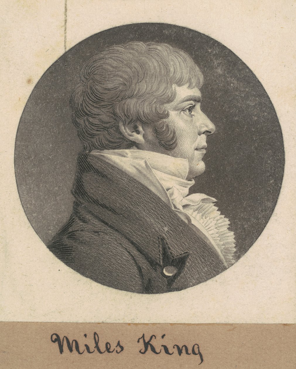 Miles King, Jr. autorstwa Charles B. J. Févret de Saint Mémin