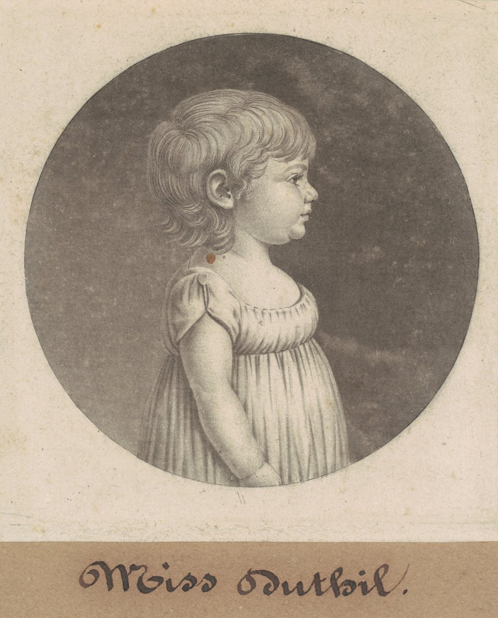 panna Dutilh autorstwa Charles B. J. Févret de Saint Mémin