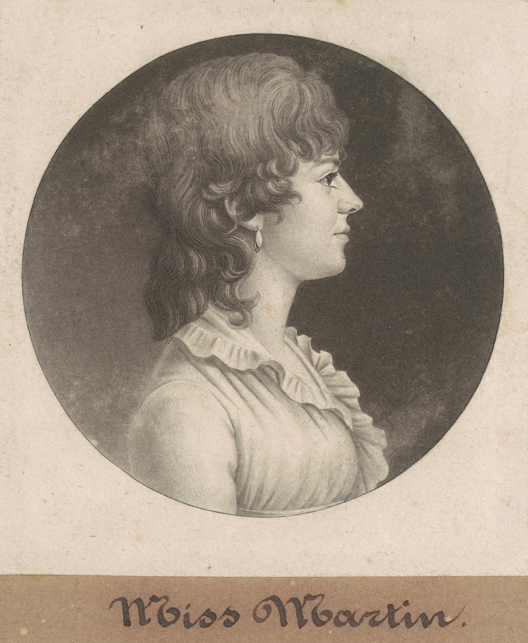 panna Martin autorstwa Charles B. J. Févret de Saint Mémin