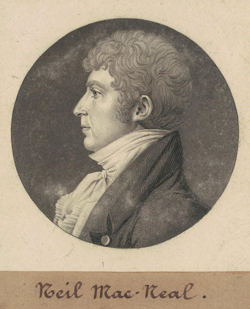 Neil McNeil autorstwa Charles B. J. Févret de Saint Mémin