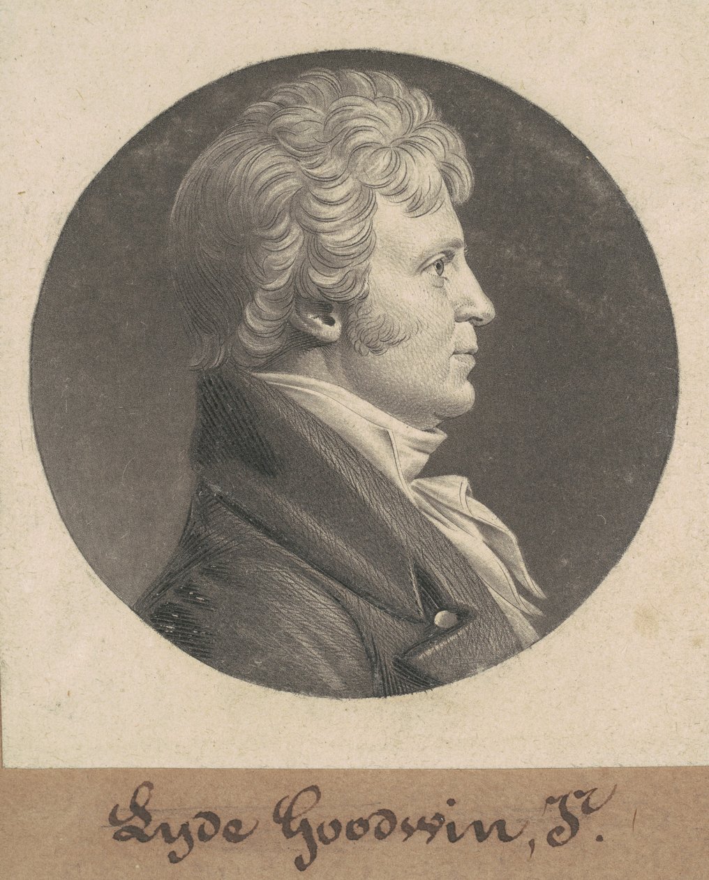 Mikołaj Brice autorstwa Charles B. J. Févret de Saint Mémin