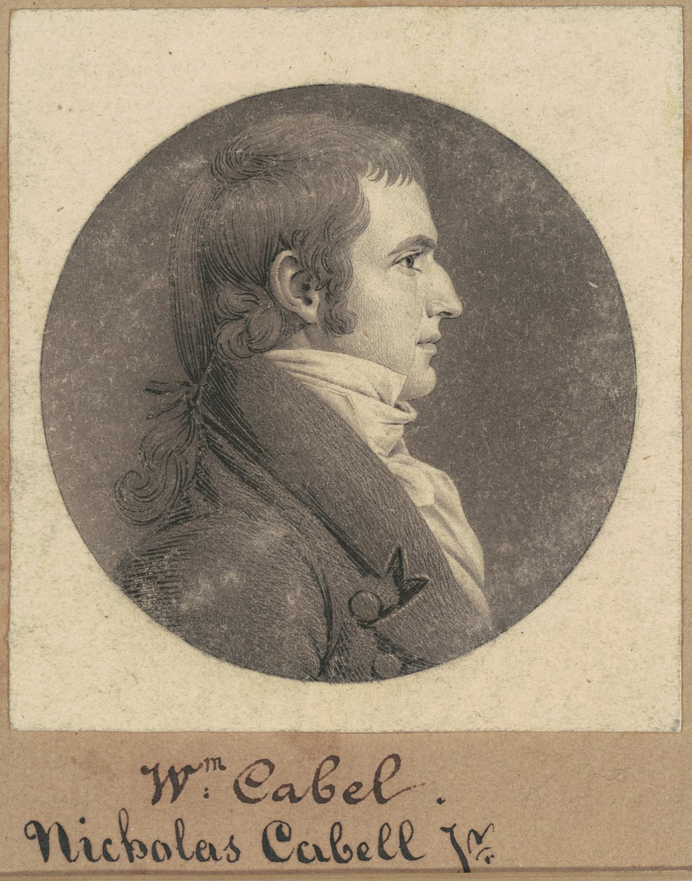 Nicholas Cabell, Jr. autorstwa Charles B. J. Févret de Saint Mémin