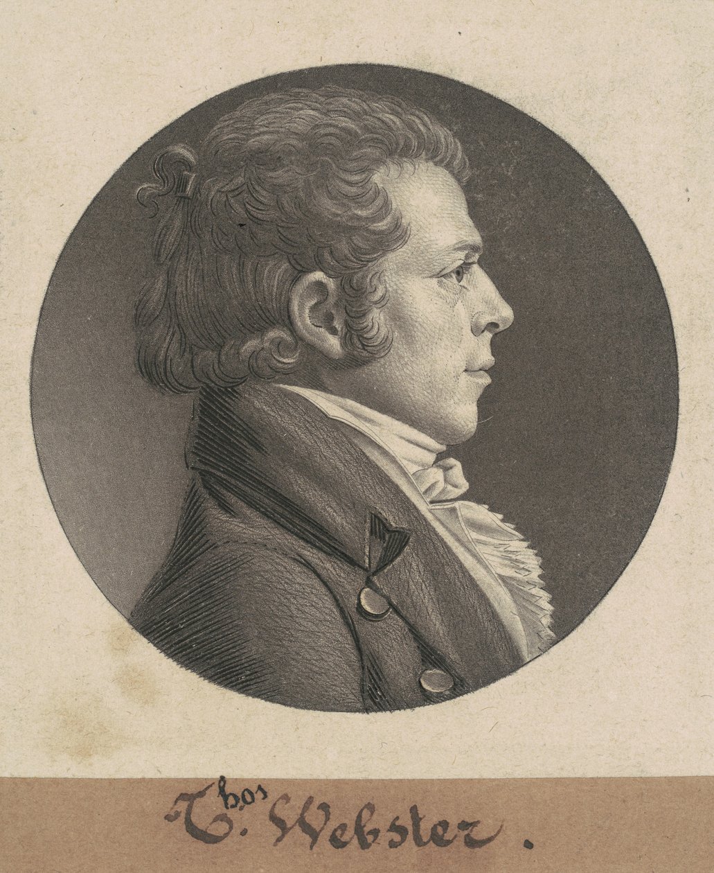 Nimrod Owings autorstwa Charles B. J. Févret de Saint Mémin