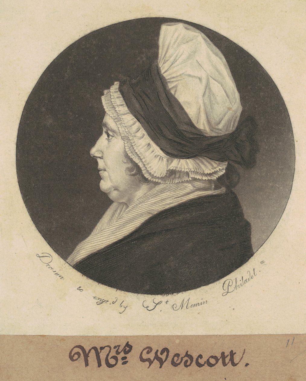 Historia cierpliwości Wescott autorstwa Charles B. J. Févret de Saint Mémin
