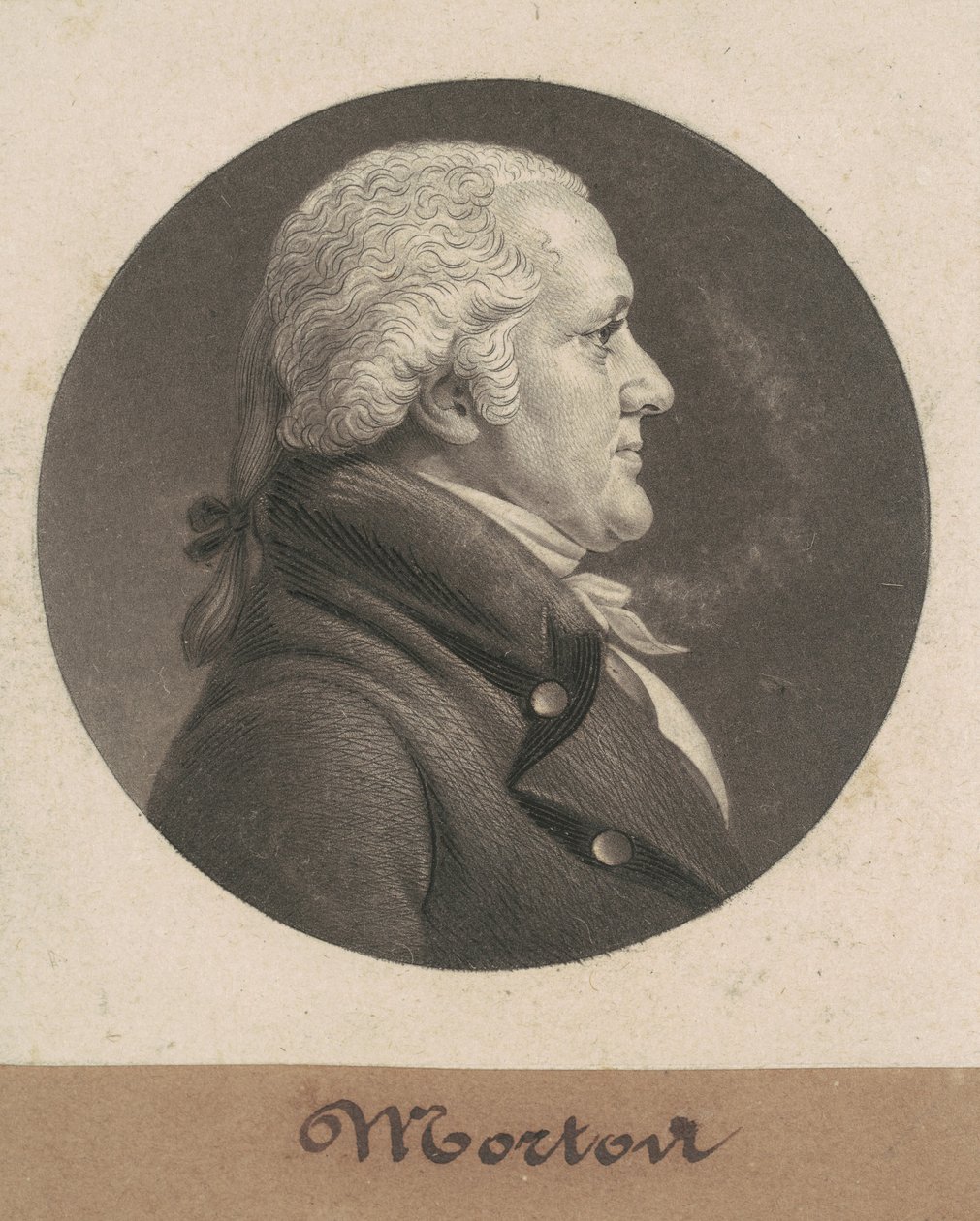 Perez Morton autorstwa Charles B. J. Févret de Saint Mémin