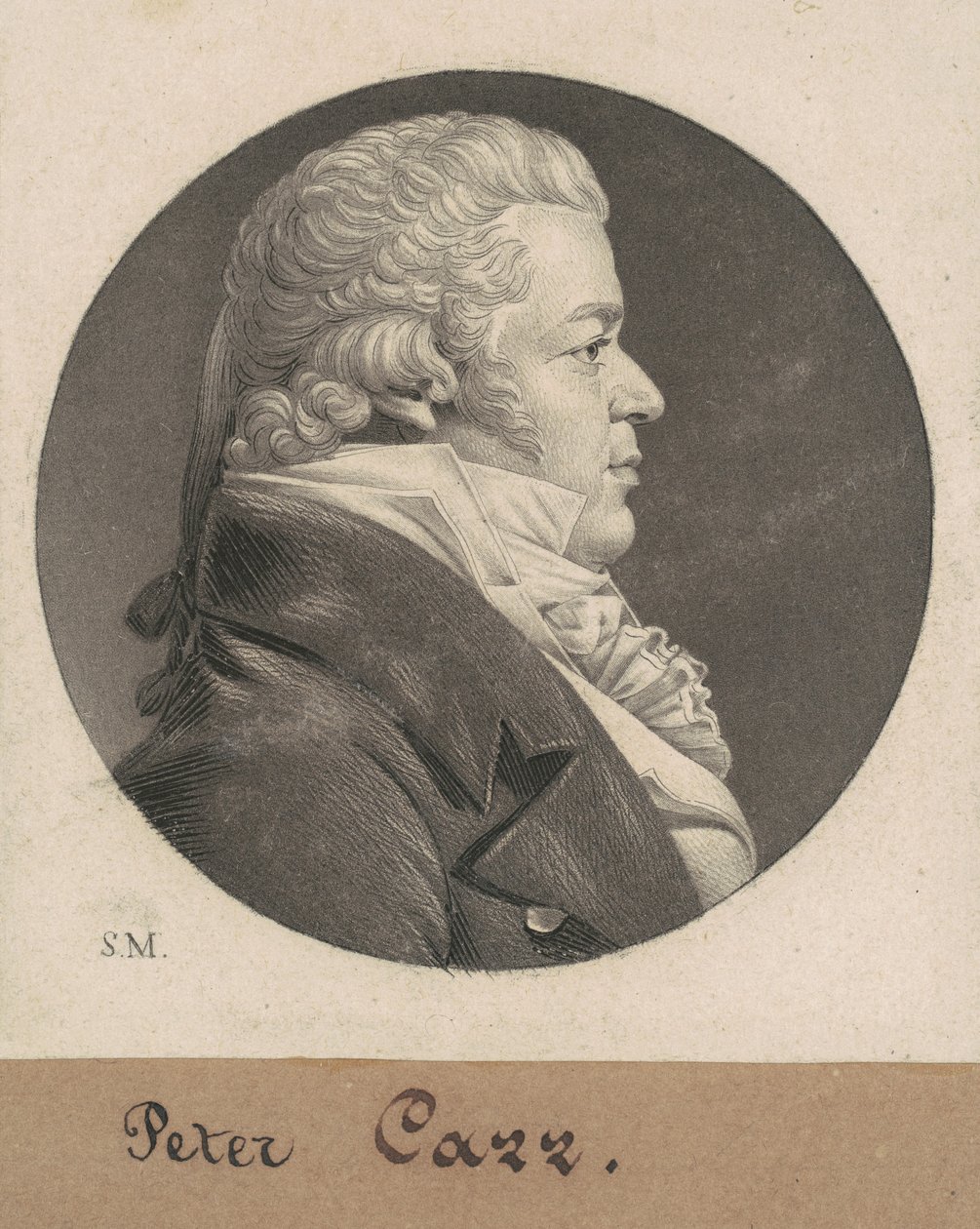 Piotr Carr autorstwa Charles B. J. Févret de Saint Mémin