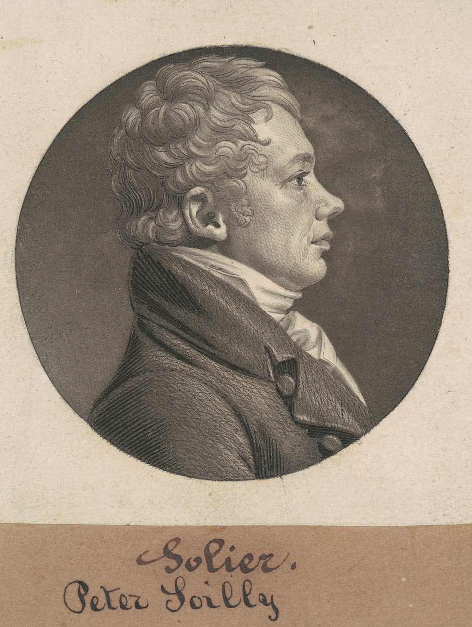 Piotr Sailly autorstwa Charles B. J. Févret de Saint Mémin