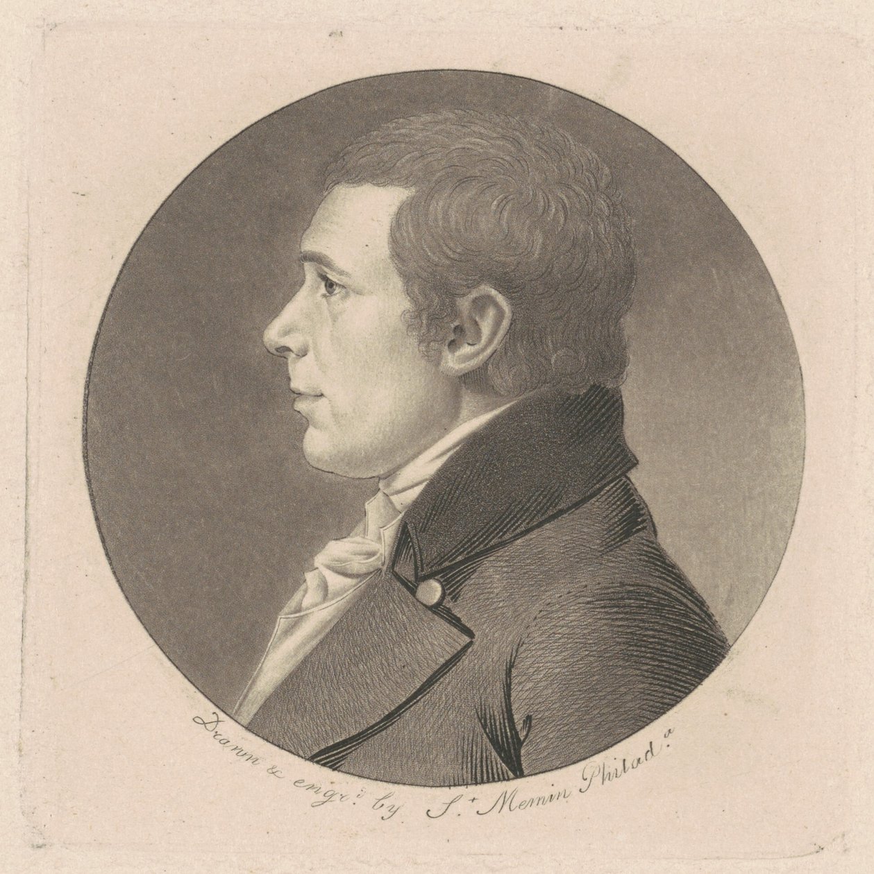 Peter Stephen DuPonceau autorstwa Charles B. J. Févret de Saint Mémin