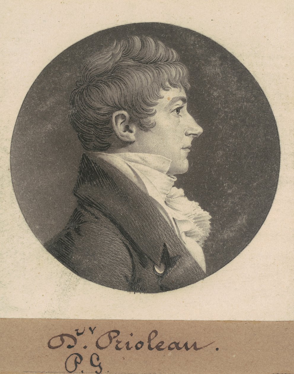 Filip Gendron Prioleau autorstwa Charles B. J. Févret de Saint Mémin