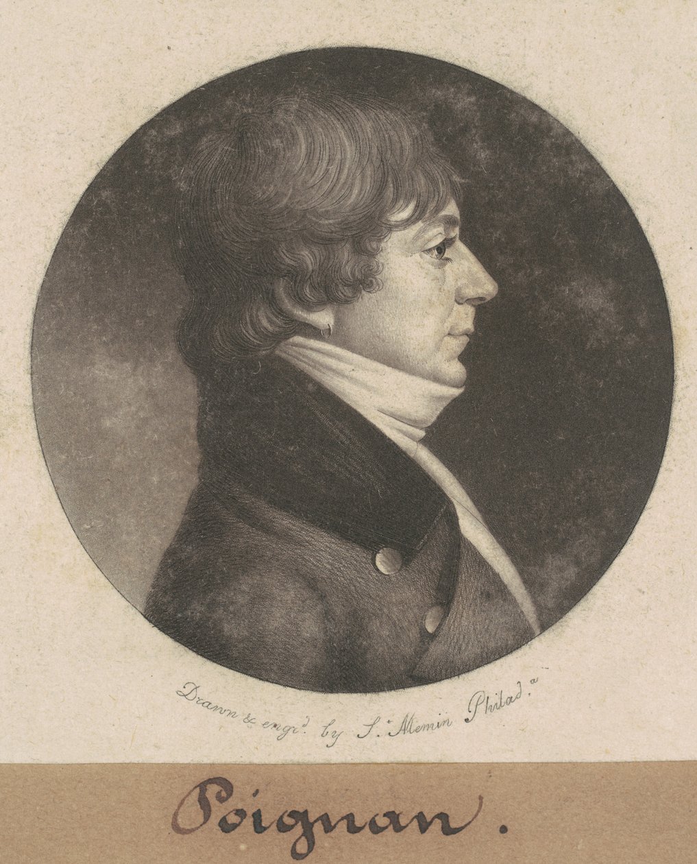 Poignan autorstwa Charles B. J. Févret de Saint Mémin