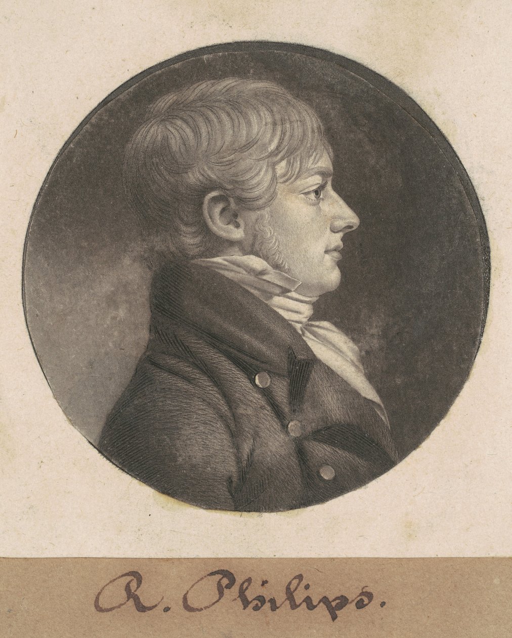 R. Philips autorstwa Charles B. J. Févret de Saint Mémin