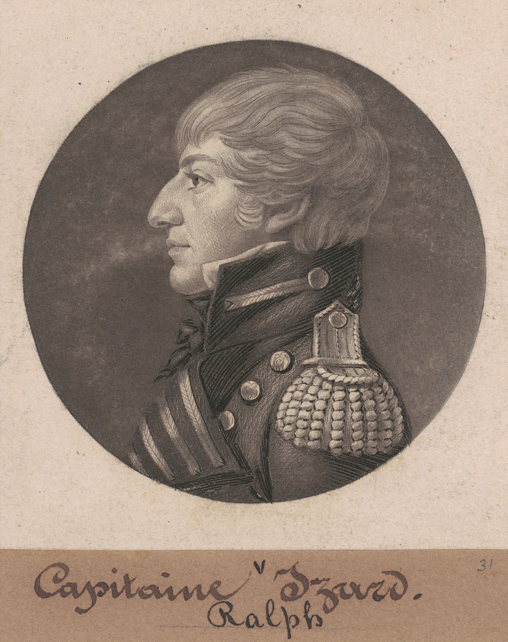 Ralph Izard II autorstwa Charles B. J. Févret de Saint Mémin