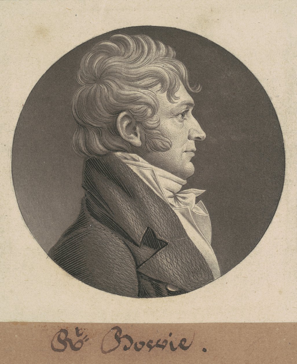 Robert Bowie autorstwa Charles B. J. Févret de Saint Mémin