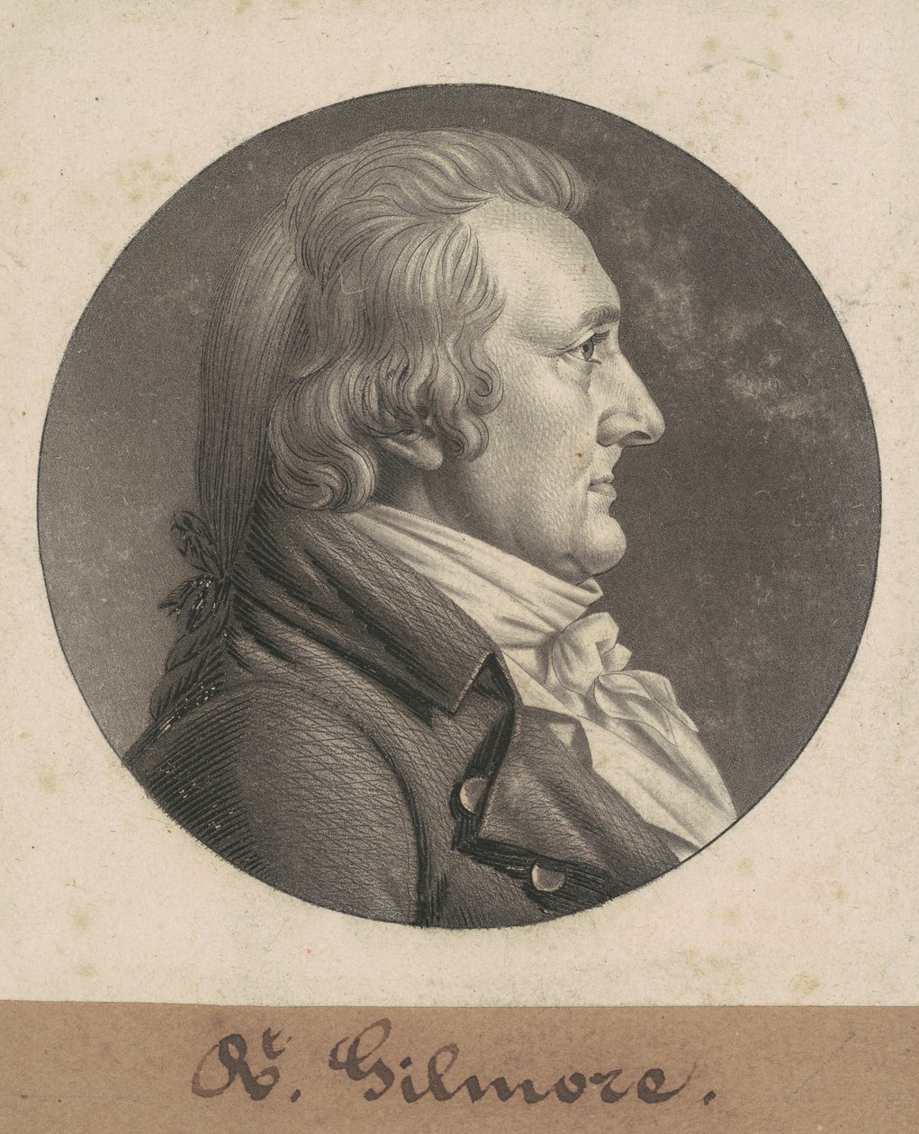 Robert Gilmor autorstwa Charles B. J. Févret de Saint Mémin
