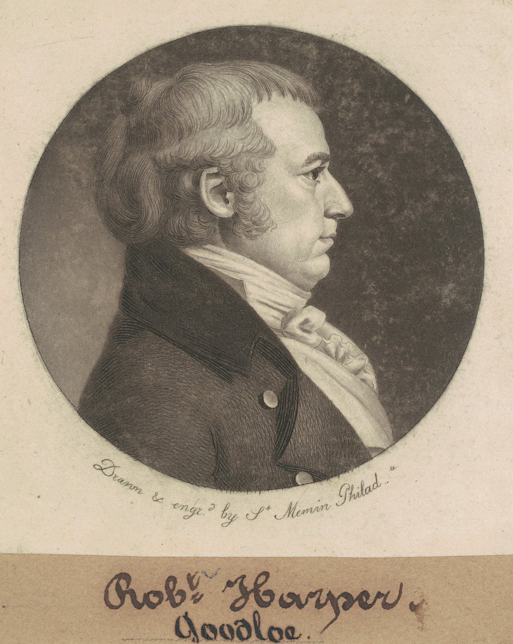 Robert Goodloe Harper autorstwa Charles B. J. Févret de Saint Mémin