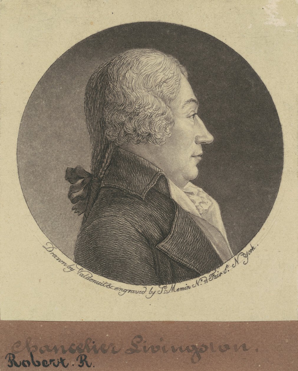 Robert R. Livingston autorstwa Charles B. J. Févret de Saint Mémin