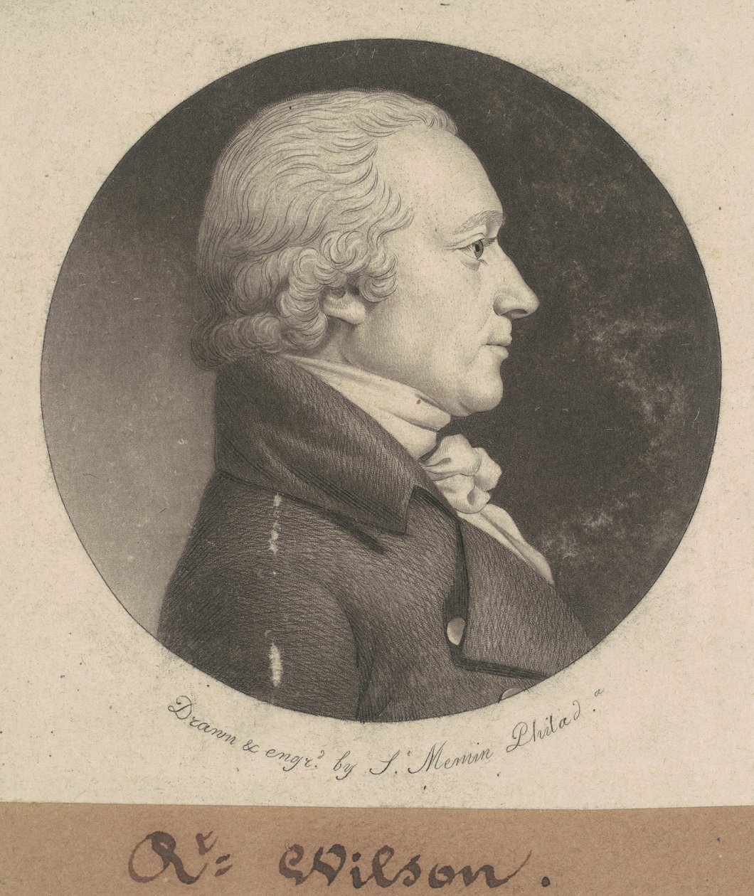 Robert Wilson autorstwa Charles B. J. Févret de Saint Mémin
