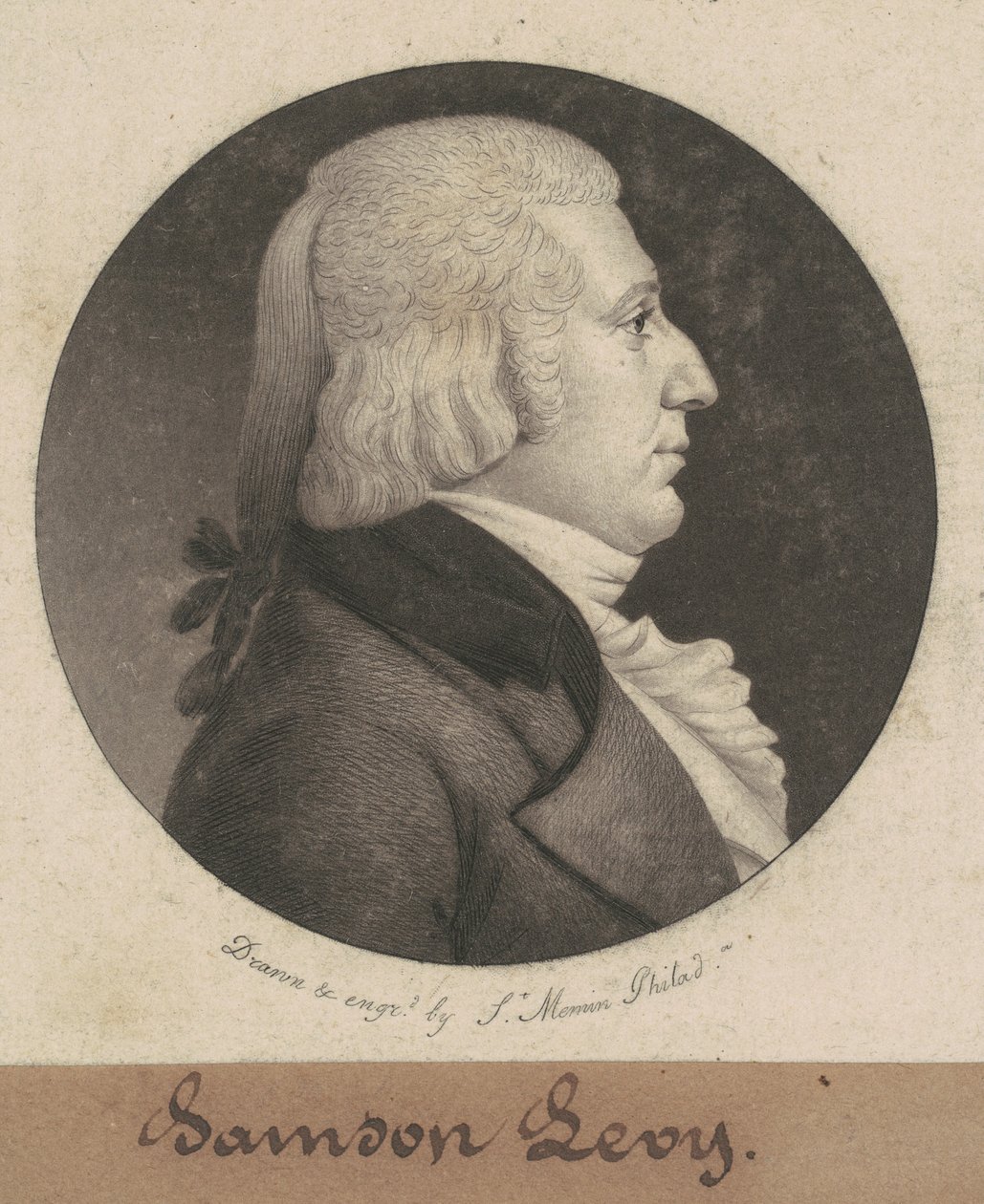 Samson Levy, Jr. autorstwa Charles B. J. Févret de Saint Mémin