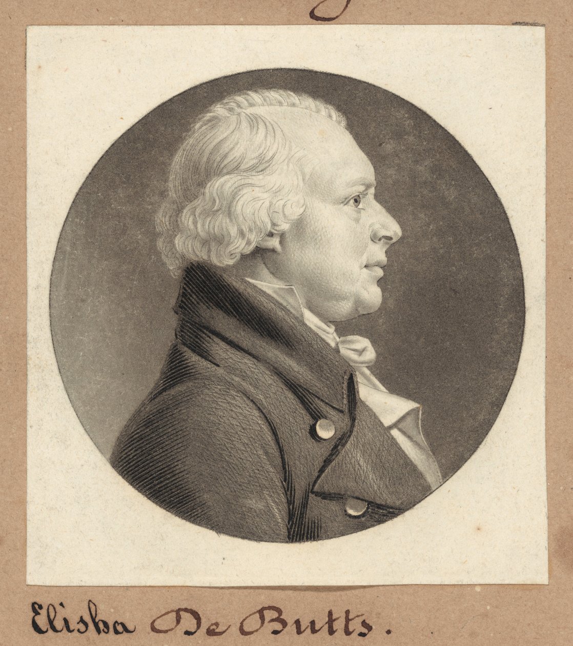 Samuel DeButts autorstwa Charles B. J. Févret de Saint Mémin