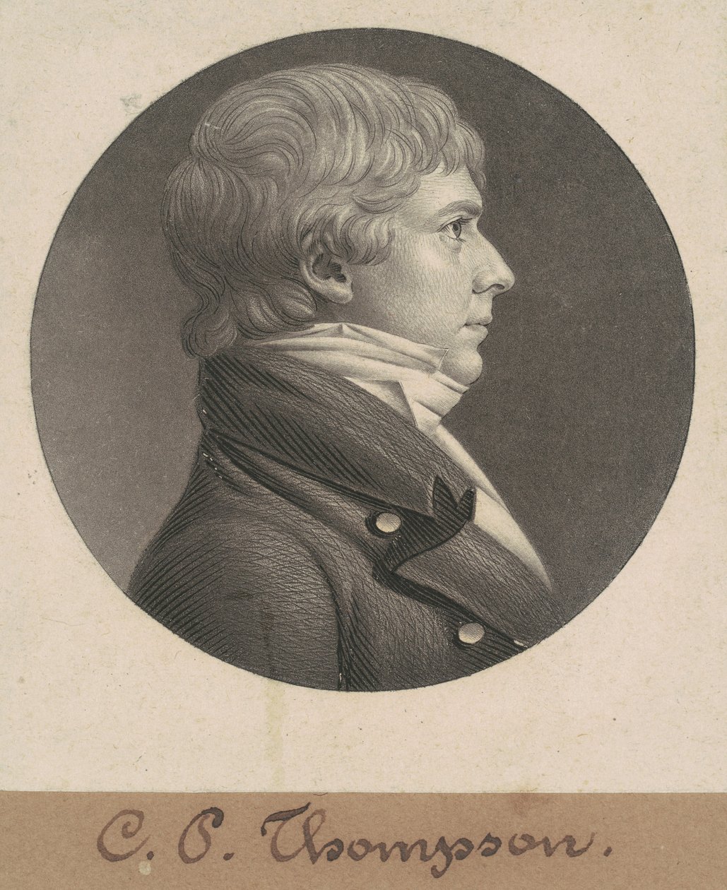 Samuel Hambleton autorstwa Charles B. J. Févret de Saint Mémin