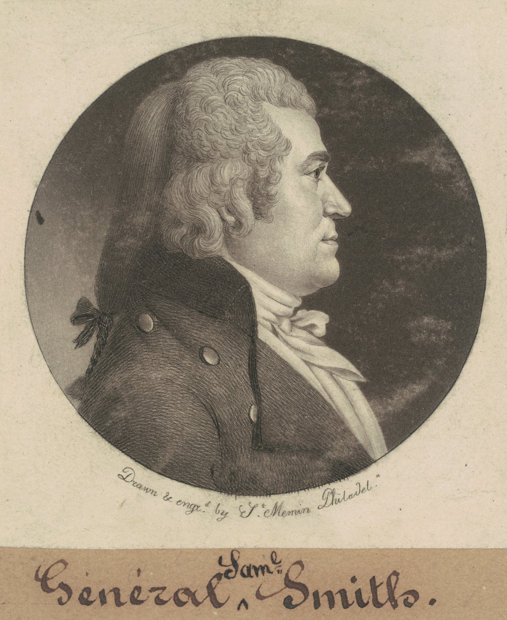 Samuel Smith autorstwa Charles B. J. Févret de Saint Mémin