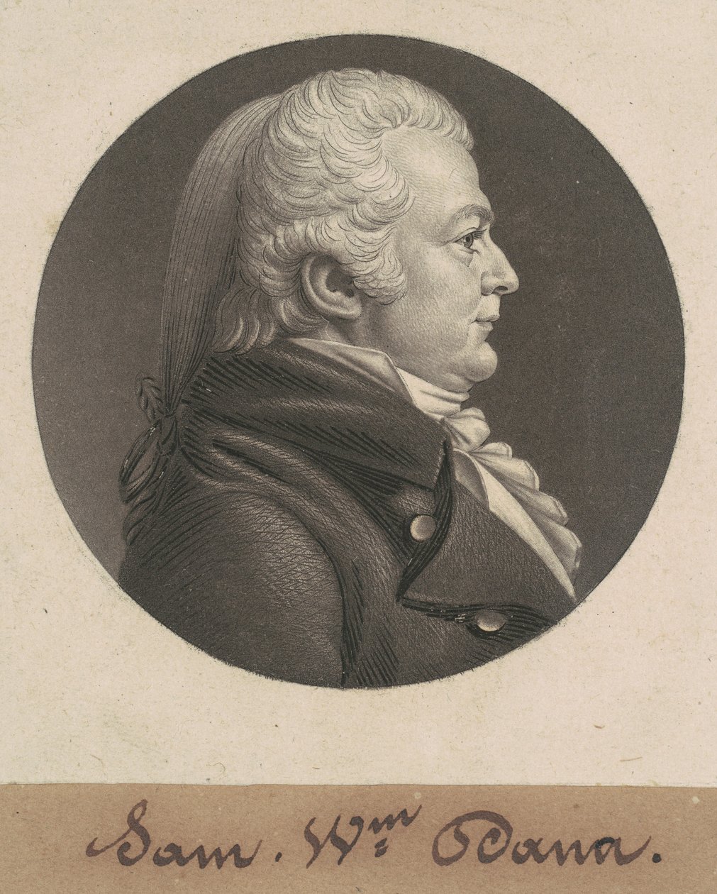 Samuel Whittelsey Dana autorstwa Charles B. J. Févret de Saint Mémin