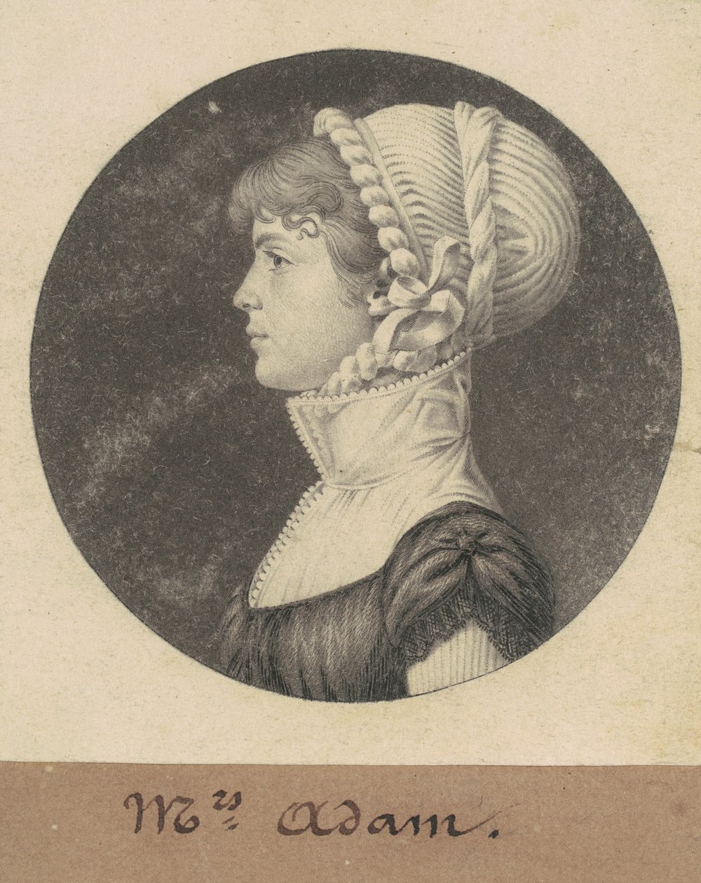Sarah Ewa Adams autorstwa Charles B. J. Févret de Saint Mémin