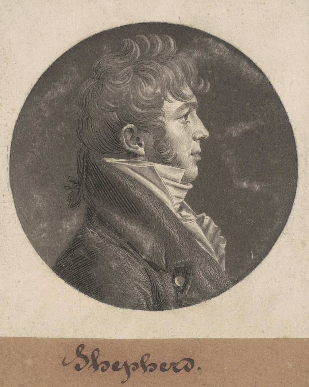 Pasterz autorstwa Charles B. J. Févret de Saint Mémin
