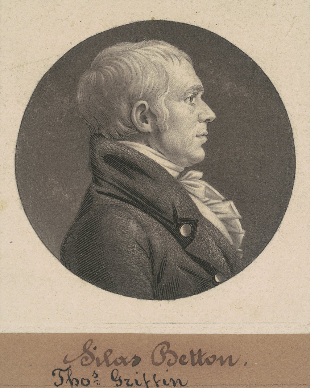 Silas Betton autorstwa Charles B. J. Févret de Saint Mémin