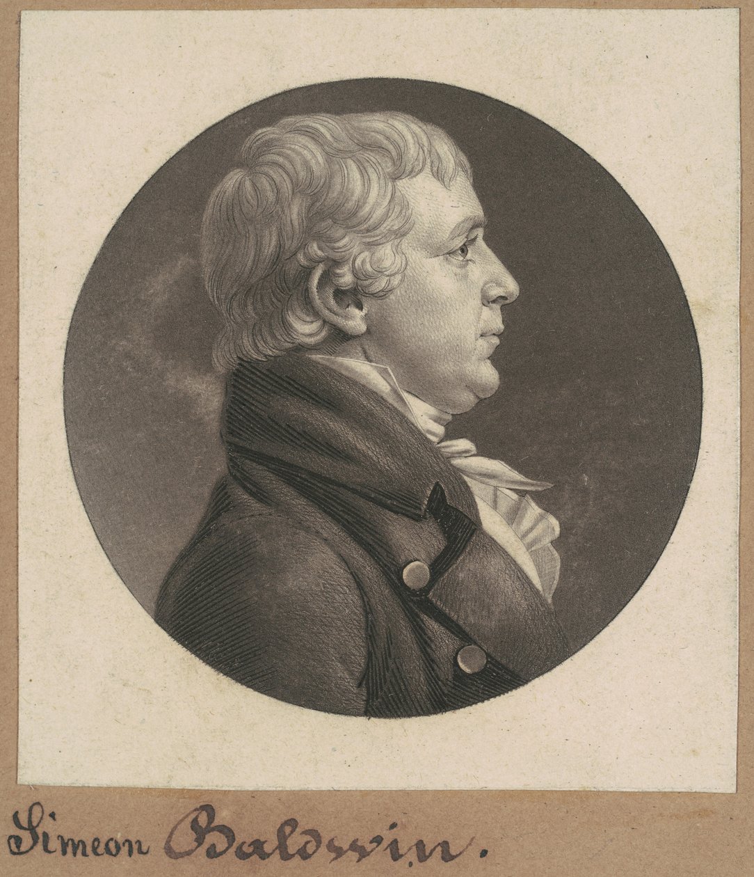 Symeon Baldwin autorstwa Charles B. J. Févret de Saint Mémin