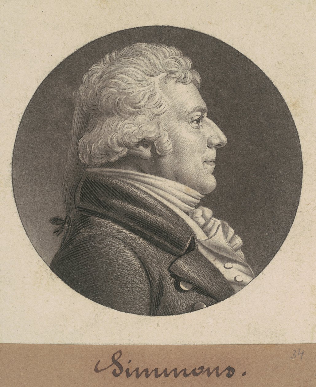 Simmons autorstwa Charles B. J. Févret de Saint Mémin