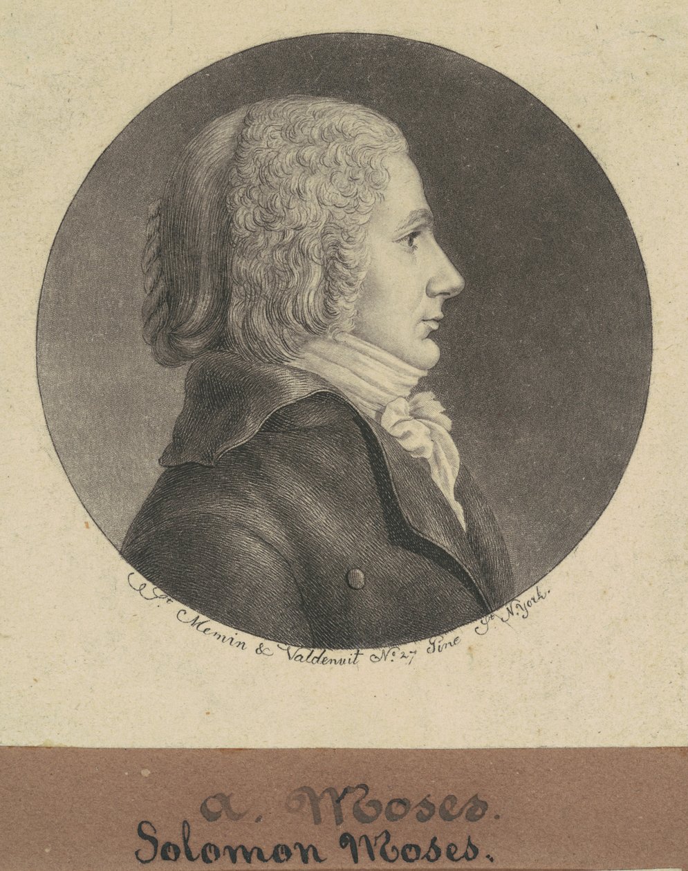 Salomon Mojżesz autorstwa Charles B. J. Févret de Saint Mémin