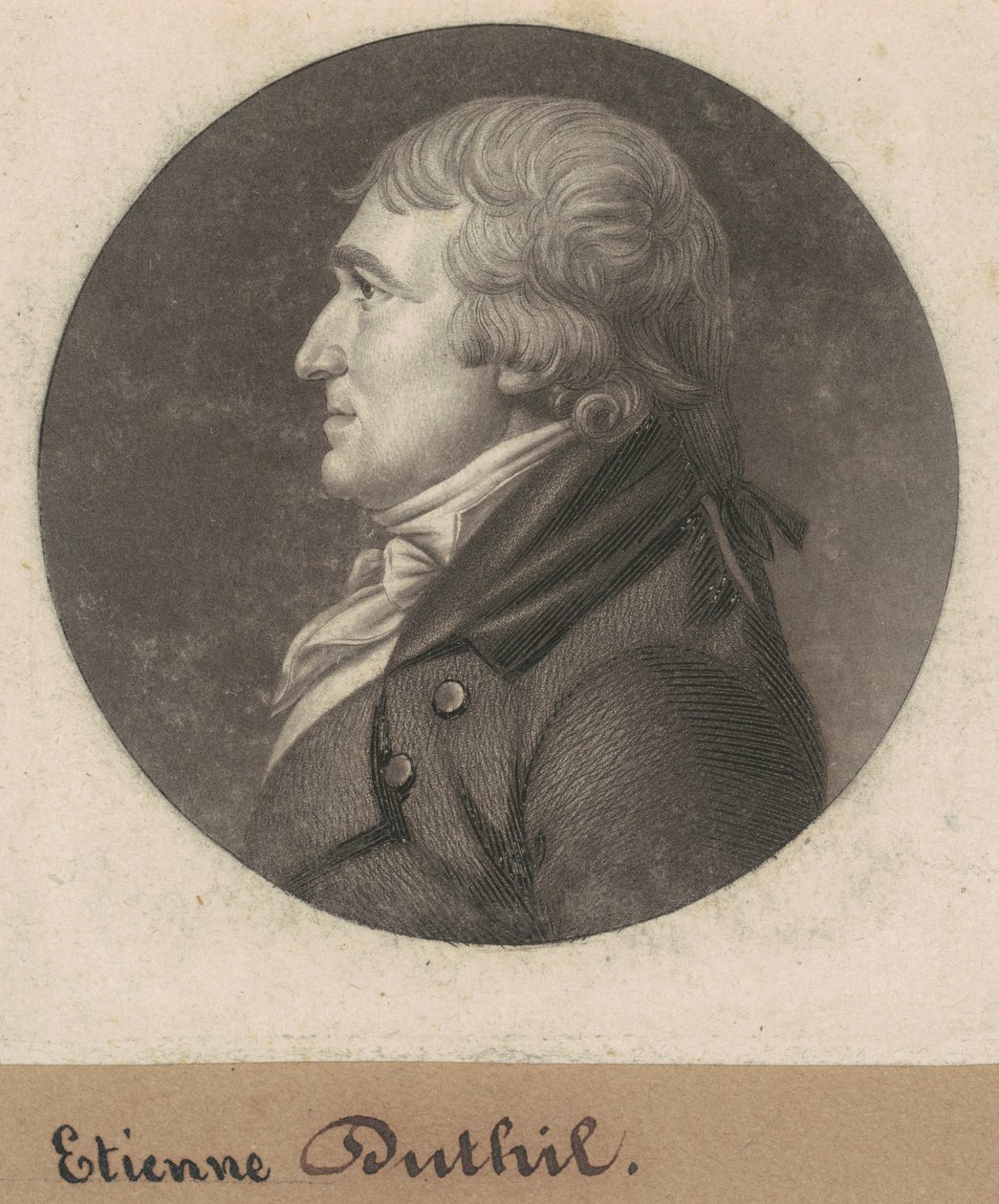 Stephen Dutilh autorstwa Charles B. J. Févret de Saint Mémin