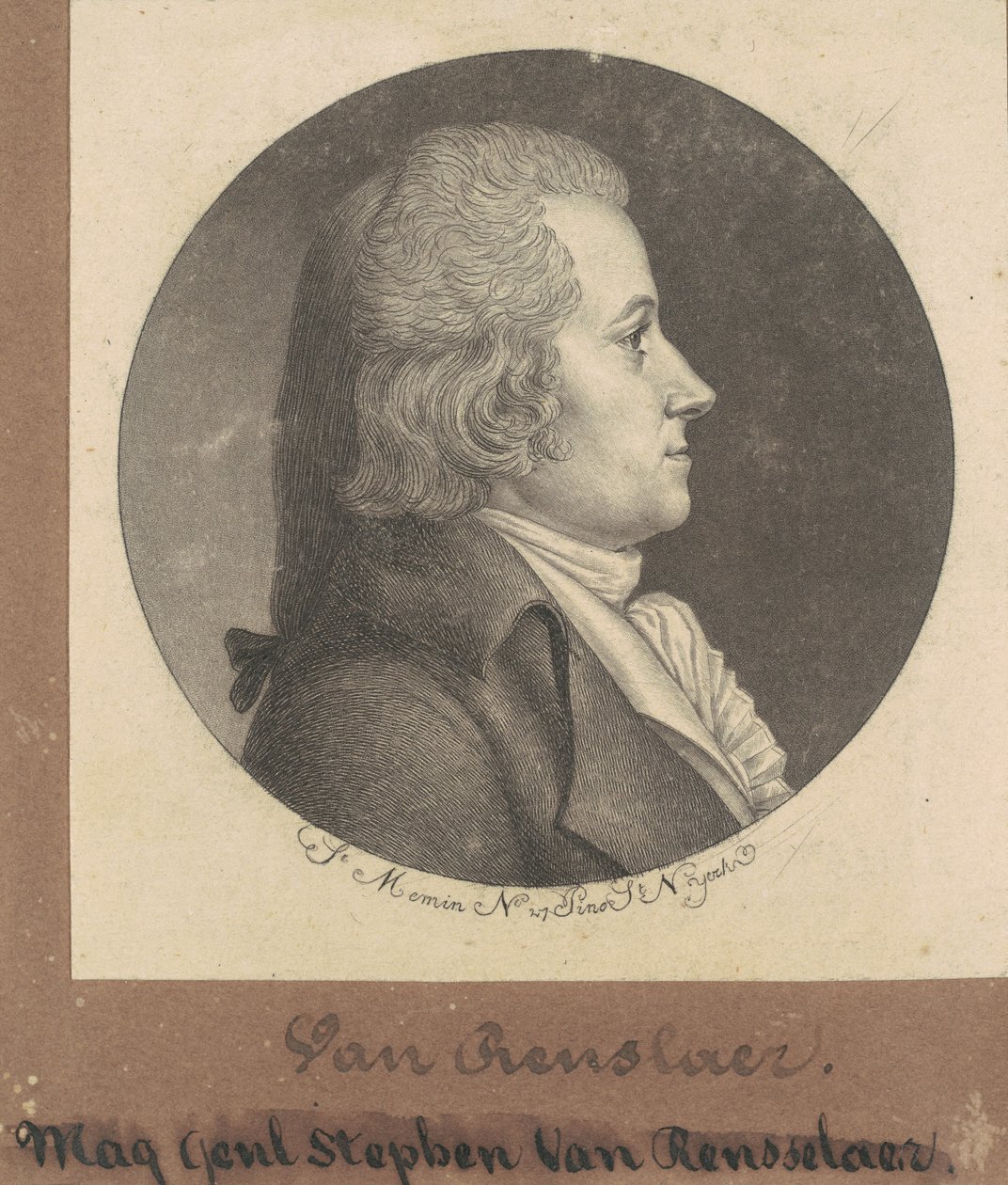 Stephen Van Rensselaer autorstwa Charles B. J. Févret de Saint Mémin