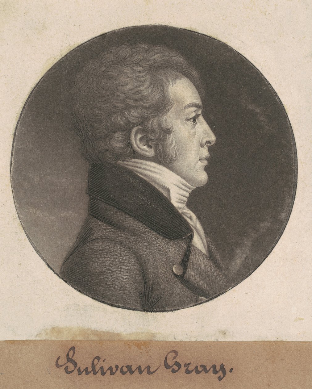 sullivan szary autorstwa Charles B. J. Févret de Saint Mémin