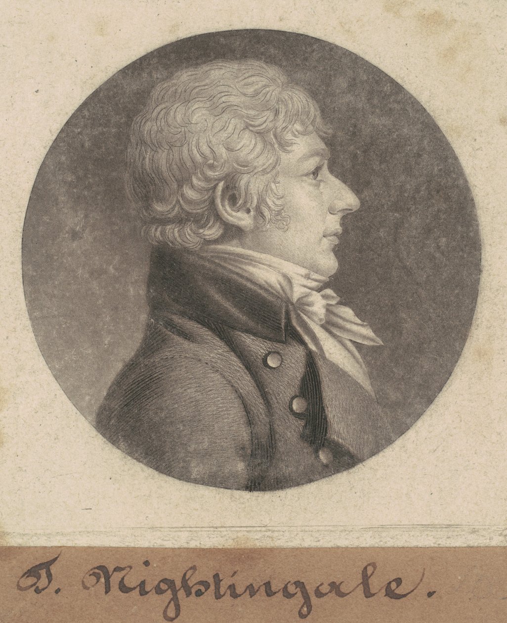 T. Słowik autorstwa Charles B. J. Févret de Saint Mémin
