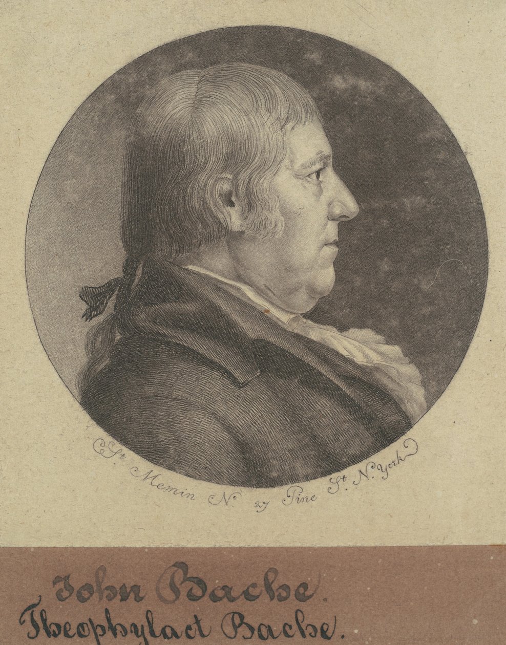 Teofilakt Bache autorstwa Charles B. J. Févret de Saint Mémin