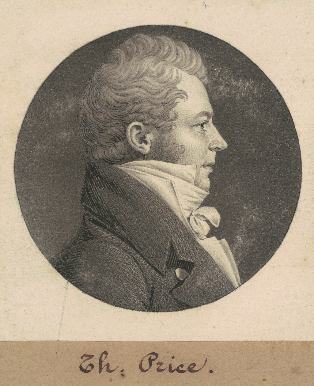 Tomasz Cena autorstwa Charles B. J. Févret de Saint Mémin